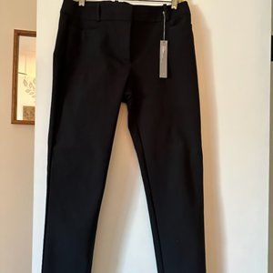 NWT LOFT Curvy Skinny Ankle Length Pant in Black Size 6